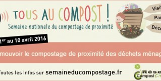 Du 1er au 10 avril, c&rsquo;est la semaine du compostage 2016