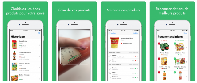 Application Yuka qui scanne votre alimentation